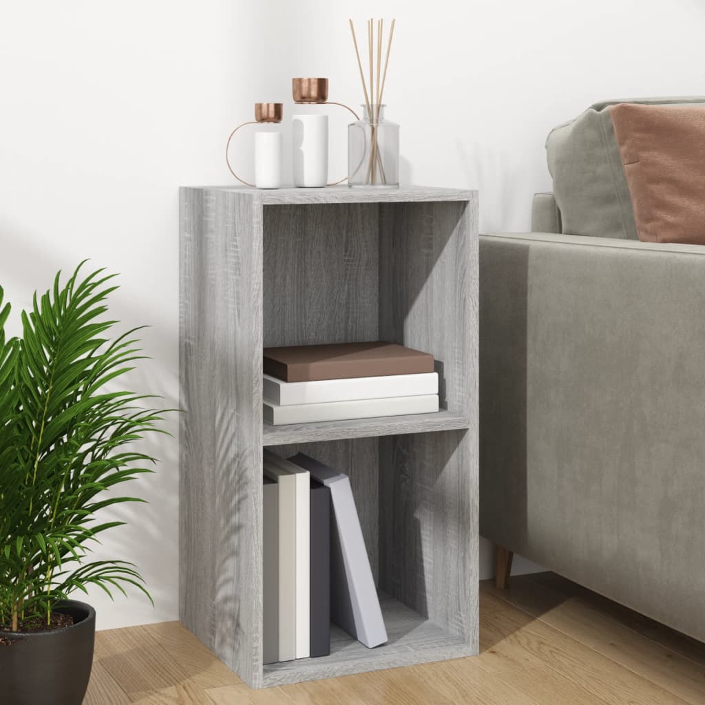 Schallplatten-Aufbewahrungsbox Weiß 71x34x36 cm Holzwerkstoff