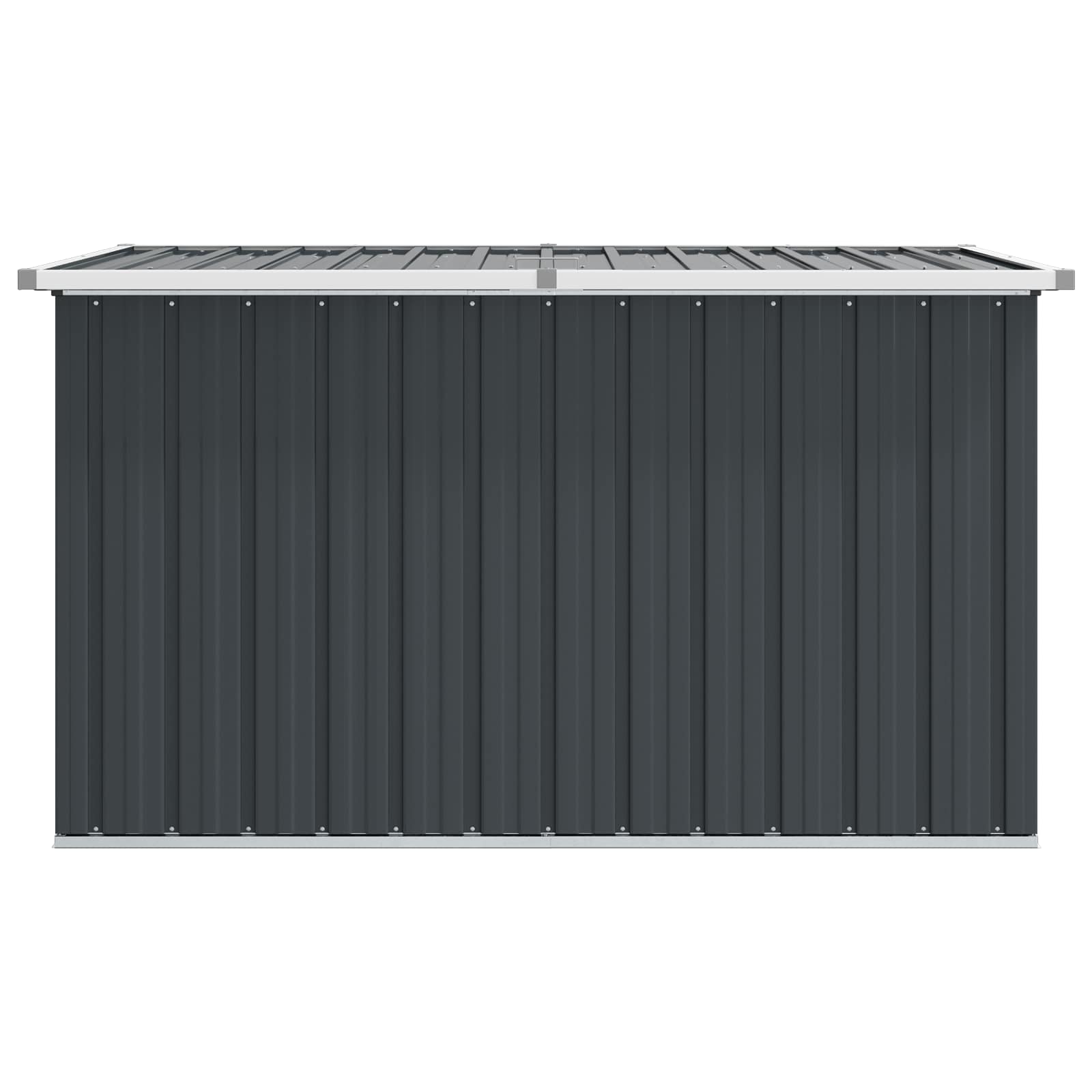 Außenlagerbox Holz 109 x 67 x 65 cm Verzinkter Stahl
