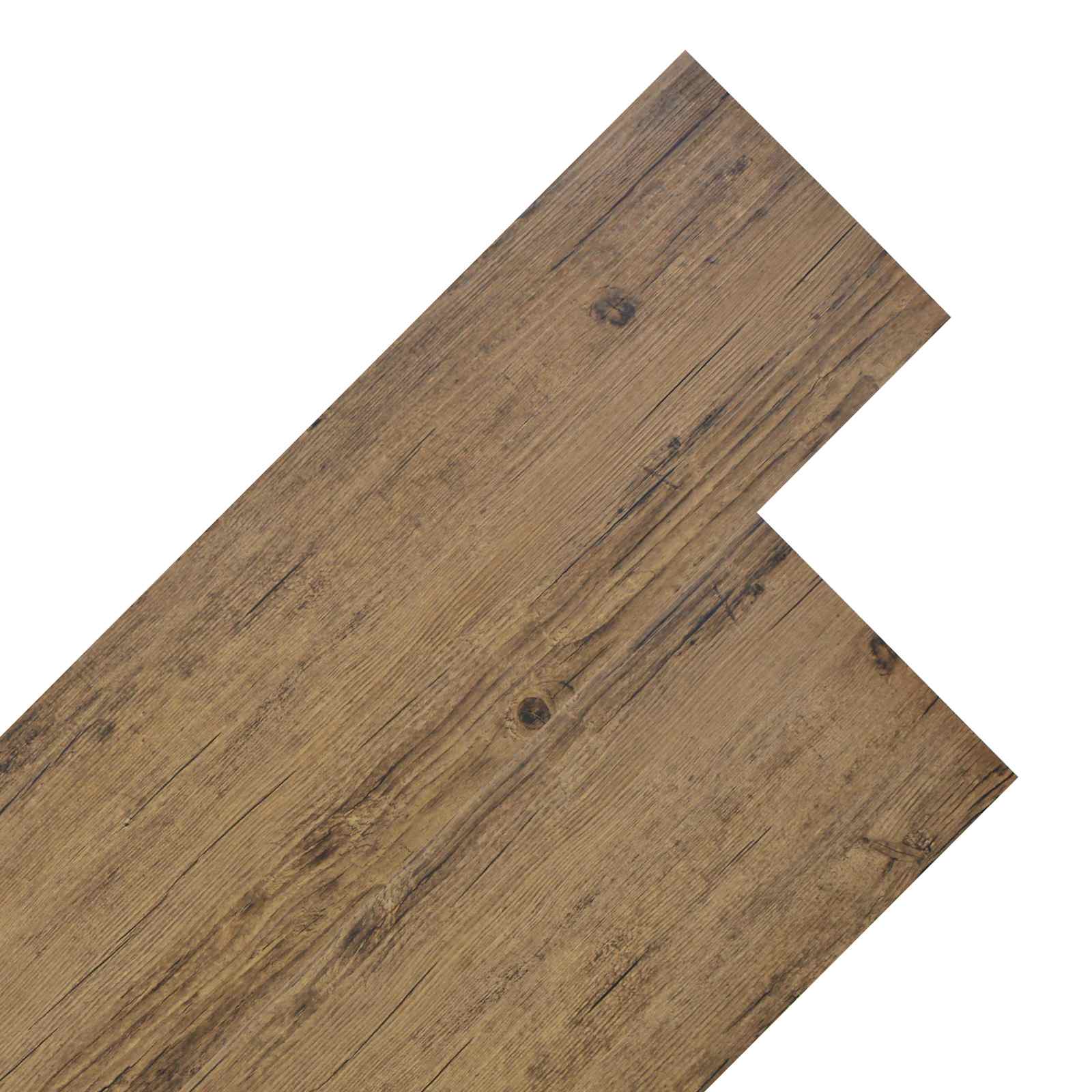 Bodenplanken 18 pcs Walnussbraun 5,26 m² PVC
