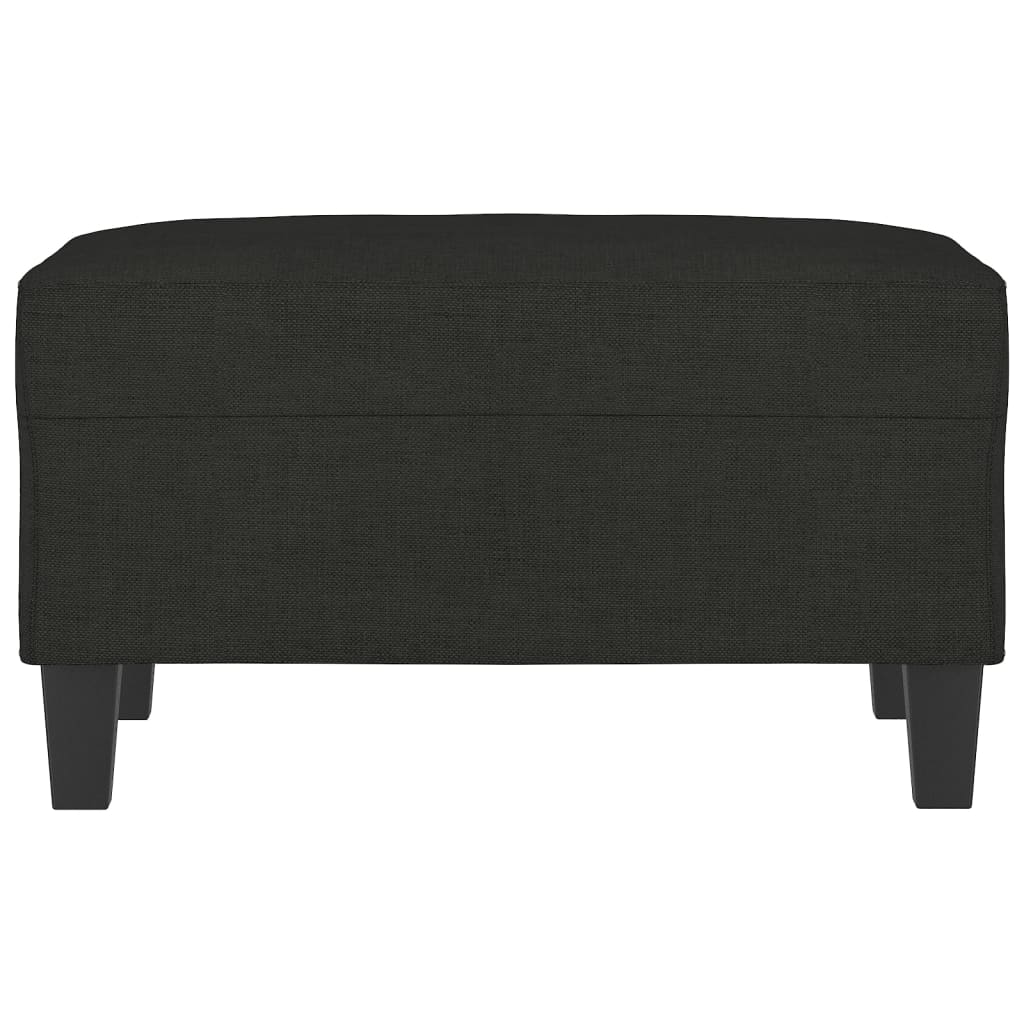 Fußhocker Hellgrau 60x50x41 cm Stoff
