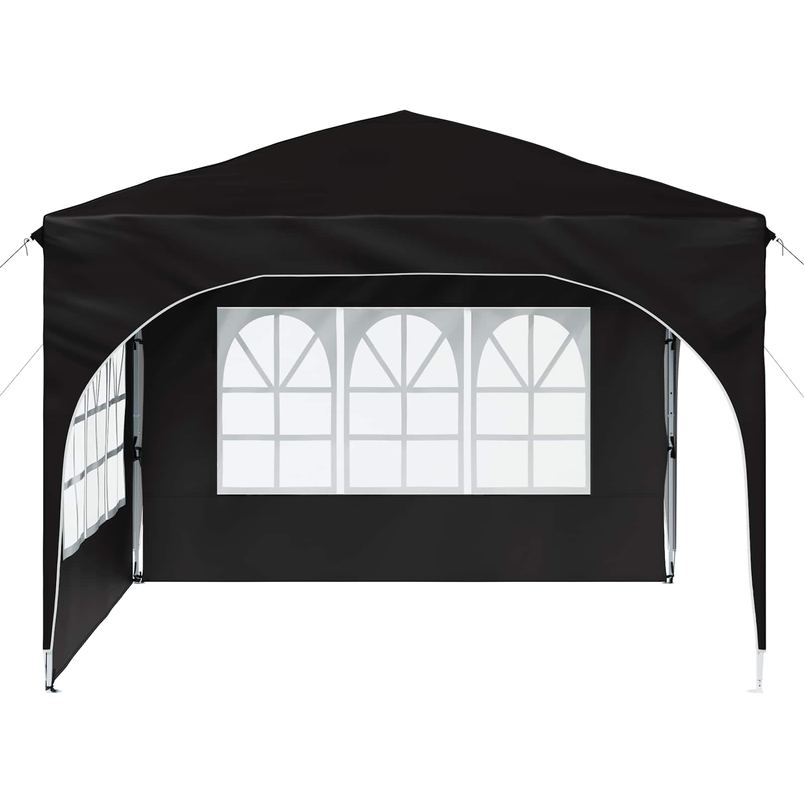 Pop-up Partyzelt 290 x 290 x 245 cm Creme