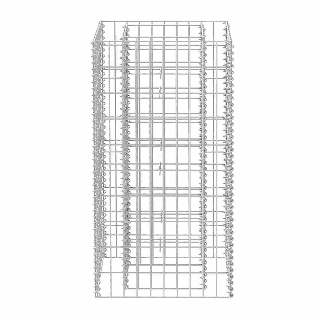 Gabionen-Hochbeet Stahl 360×90×100 cm