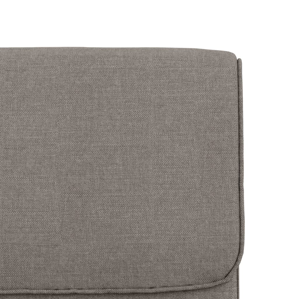 Loungesessel Hellgrau 55x64x80 cm Stoff