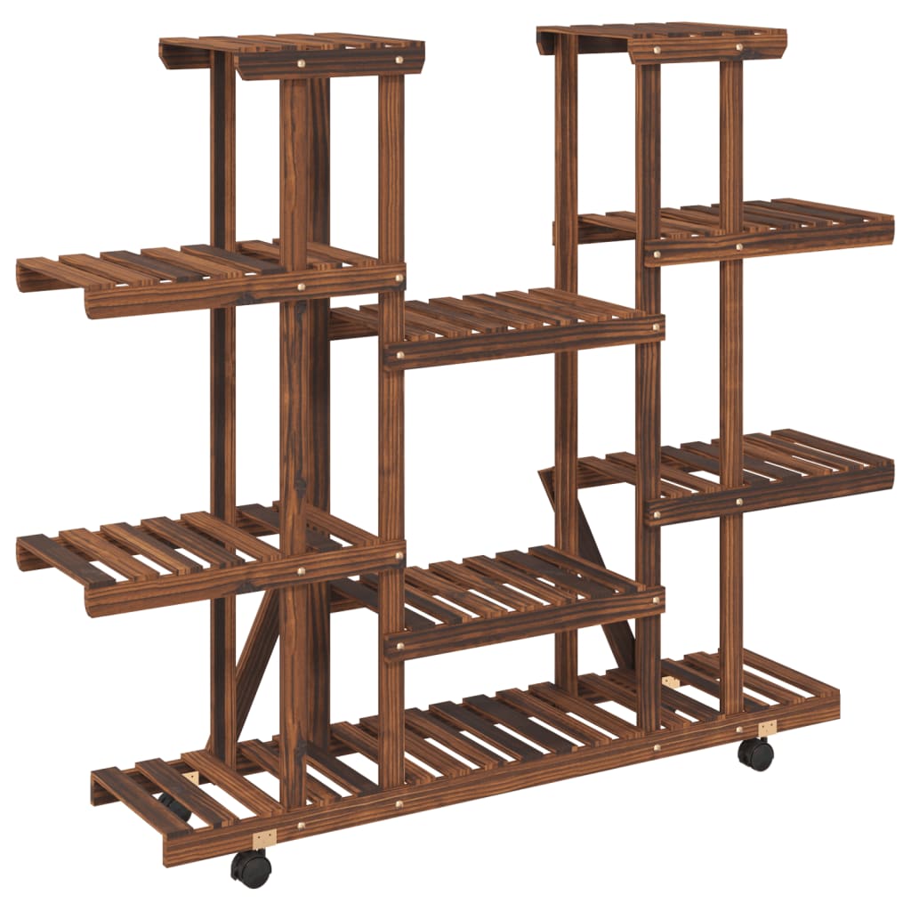 Blumenständer 110x25x96 cm Massivholz Tanne