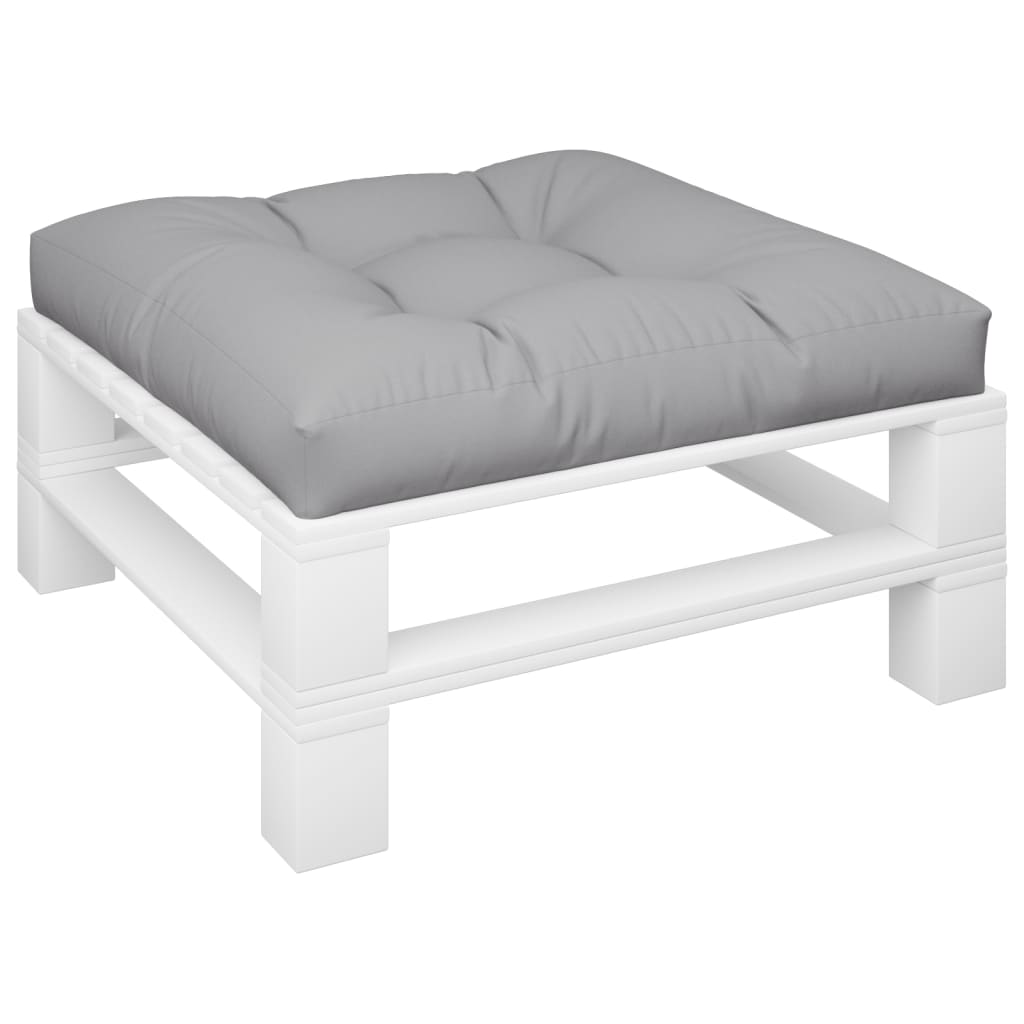 Palettenkissen Anthrazit 50x50x12 cm Stoff
