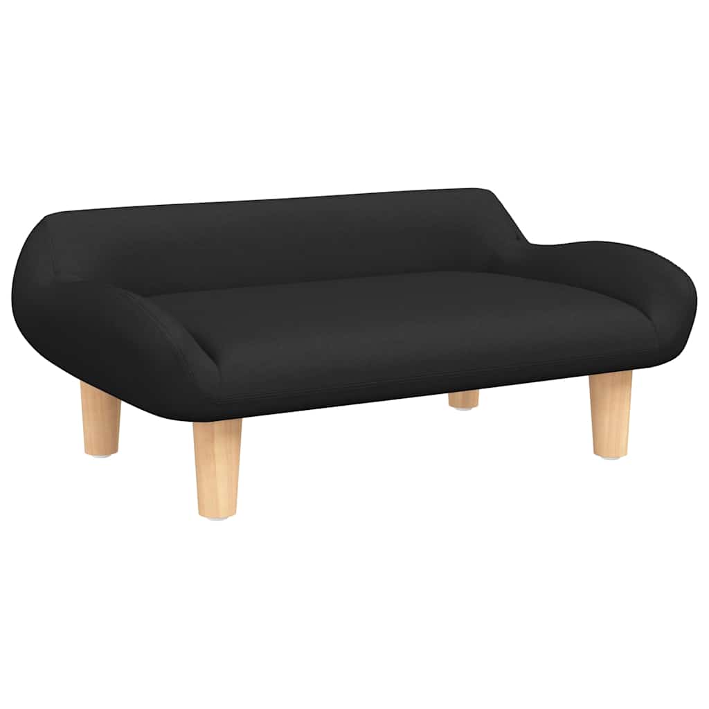 Kindersofa Creme 70x40x24 cm Stoff