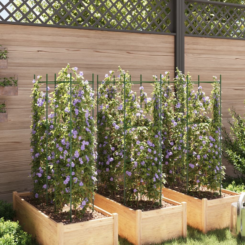 Tomatenkäfige 8 Stk. 116 cm Stahl und PP