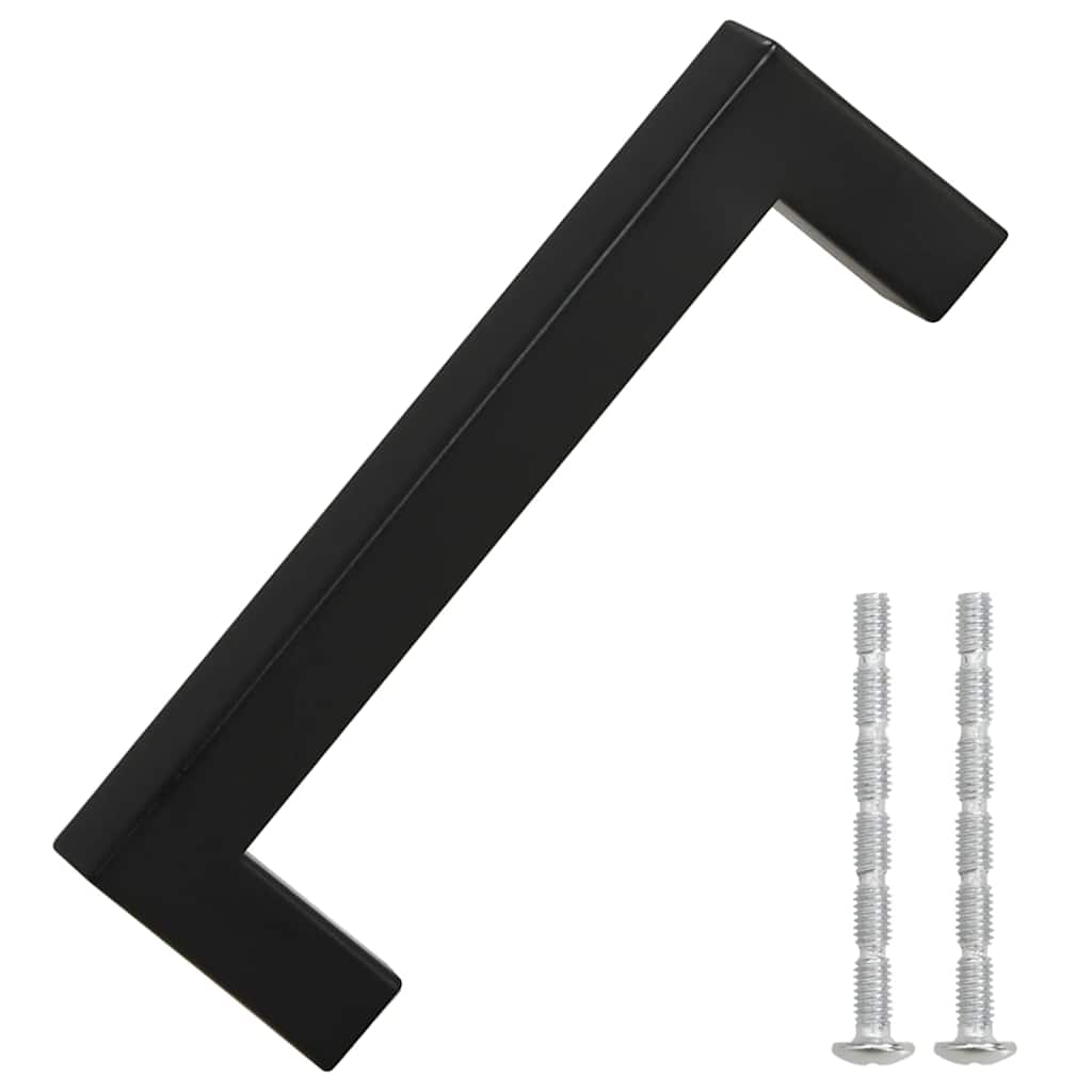 Möbelgriffe 10 Stk. Silbern 64 mm Edelstahl