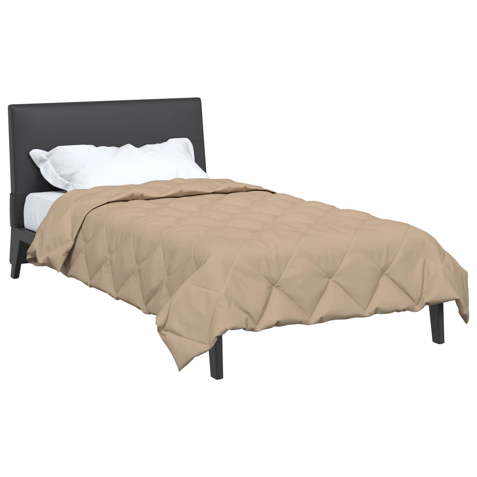 Sommerdecke Anthrazit 200 x 135 cm Mikrofaser