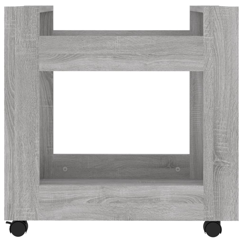 Bürowagen Weiß 60x45x60 cm Holzwerkstoff