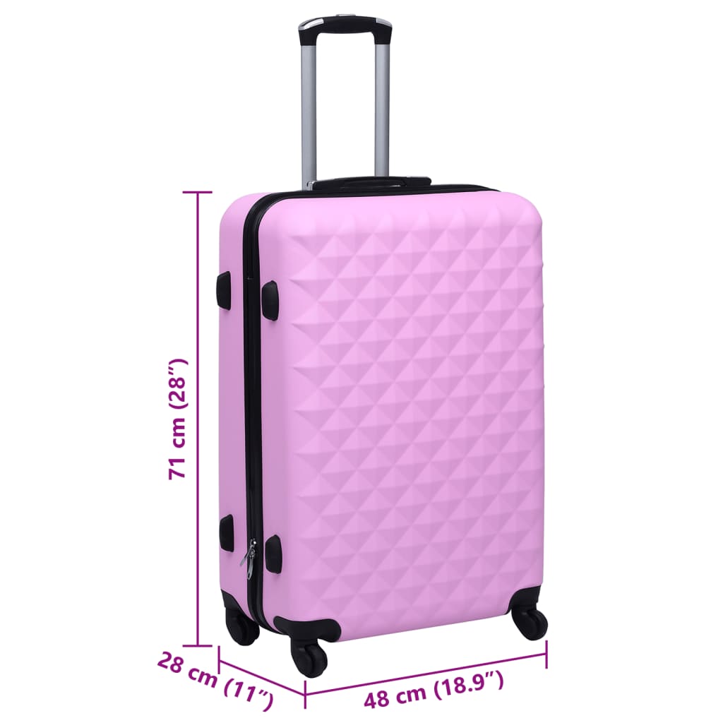 Hartschalen-Trolley Braun ABS