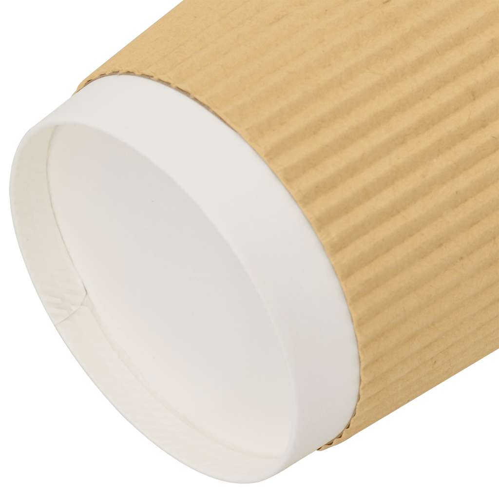 Pappbecher 500 Stk. 8oz 200ml Braun