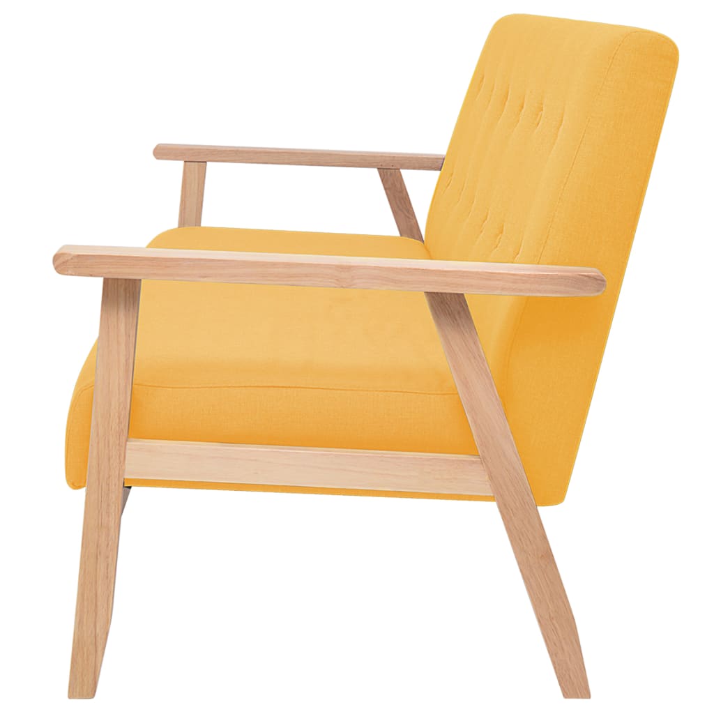 2-Sitzer-Sofa Stoff Hellgrau