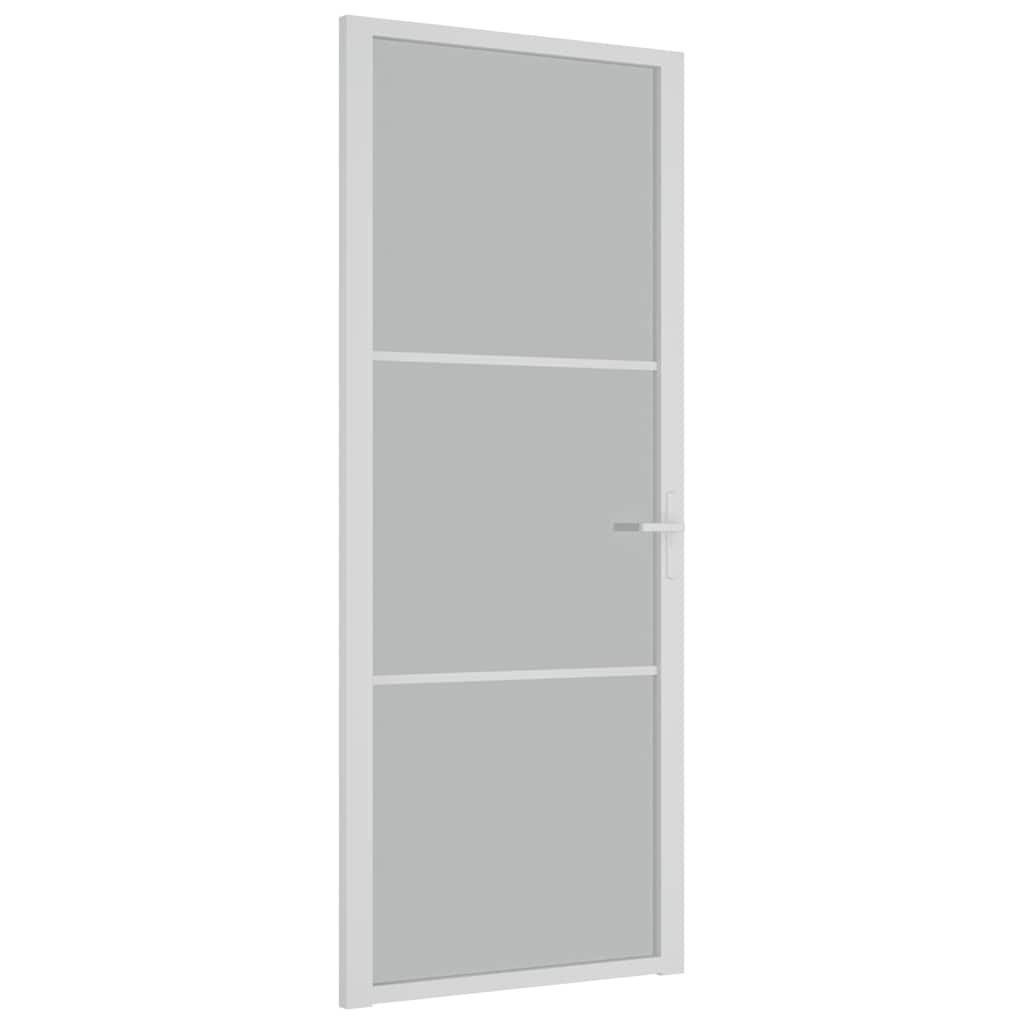 Innentür ESG Glas und Aluminium 76x201,5 cm Schwarz
