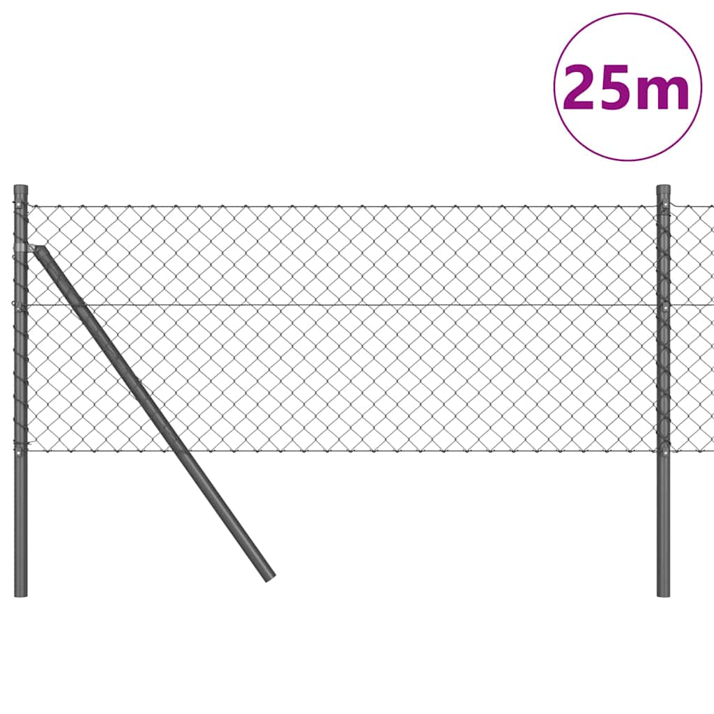 Outdoor Kettenglied-Zaun Erdfixierung 10 x 0,4 m Grün Netz