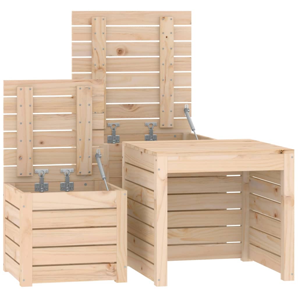 Gartenbox 101x50,5x46,5 cm Massivholz Kiefer