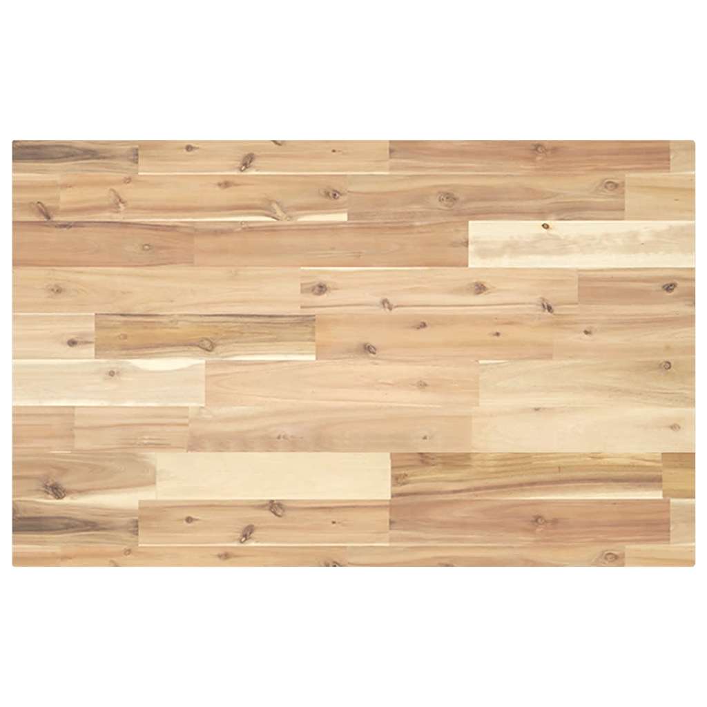 Tischplatte Rechteckig 60x50x2 cm Massivholz Akazie