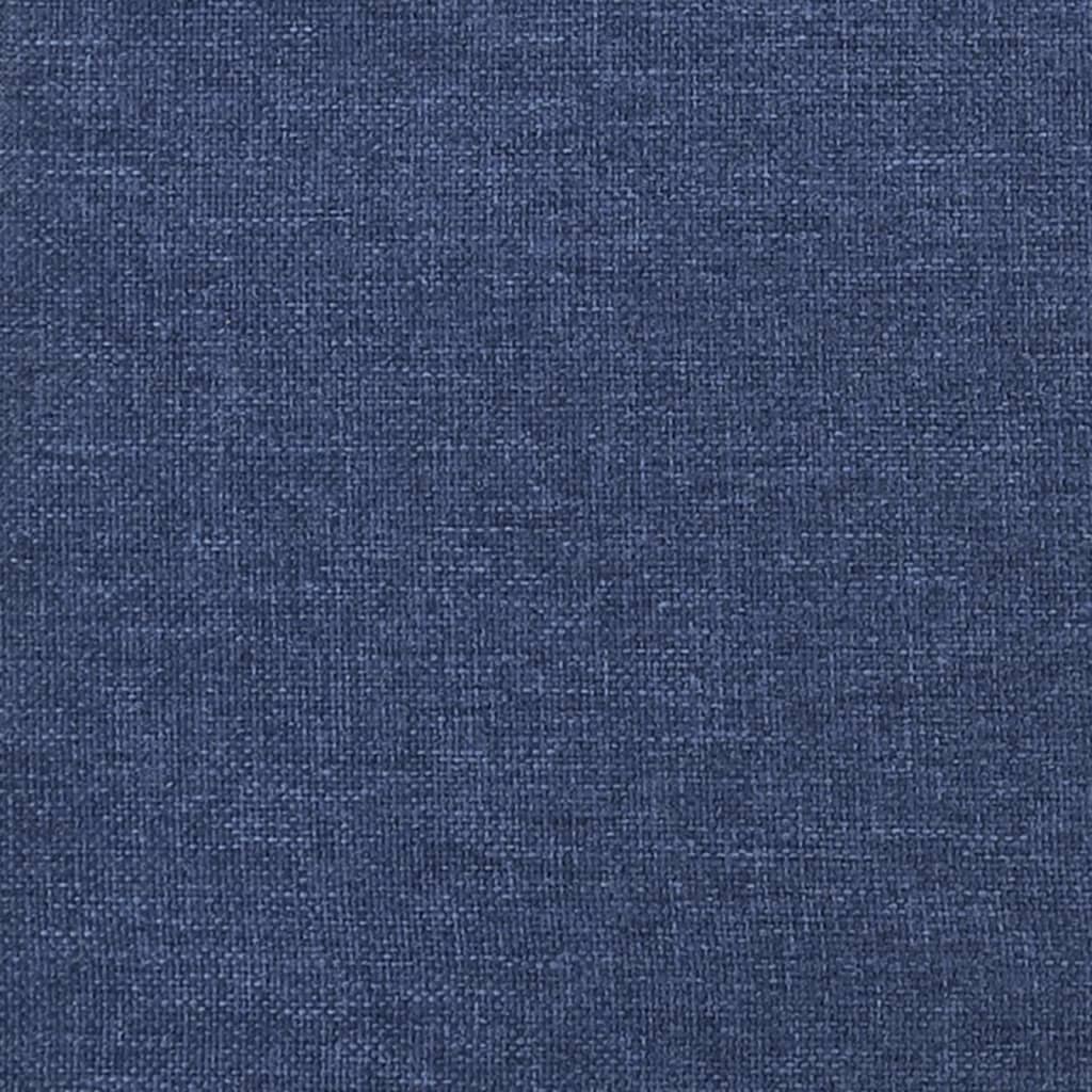 Fußhocker Hellgrau 45x29,5x35 cm Stoff und Kunstleder