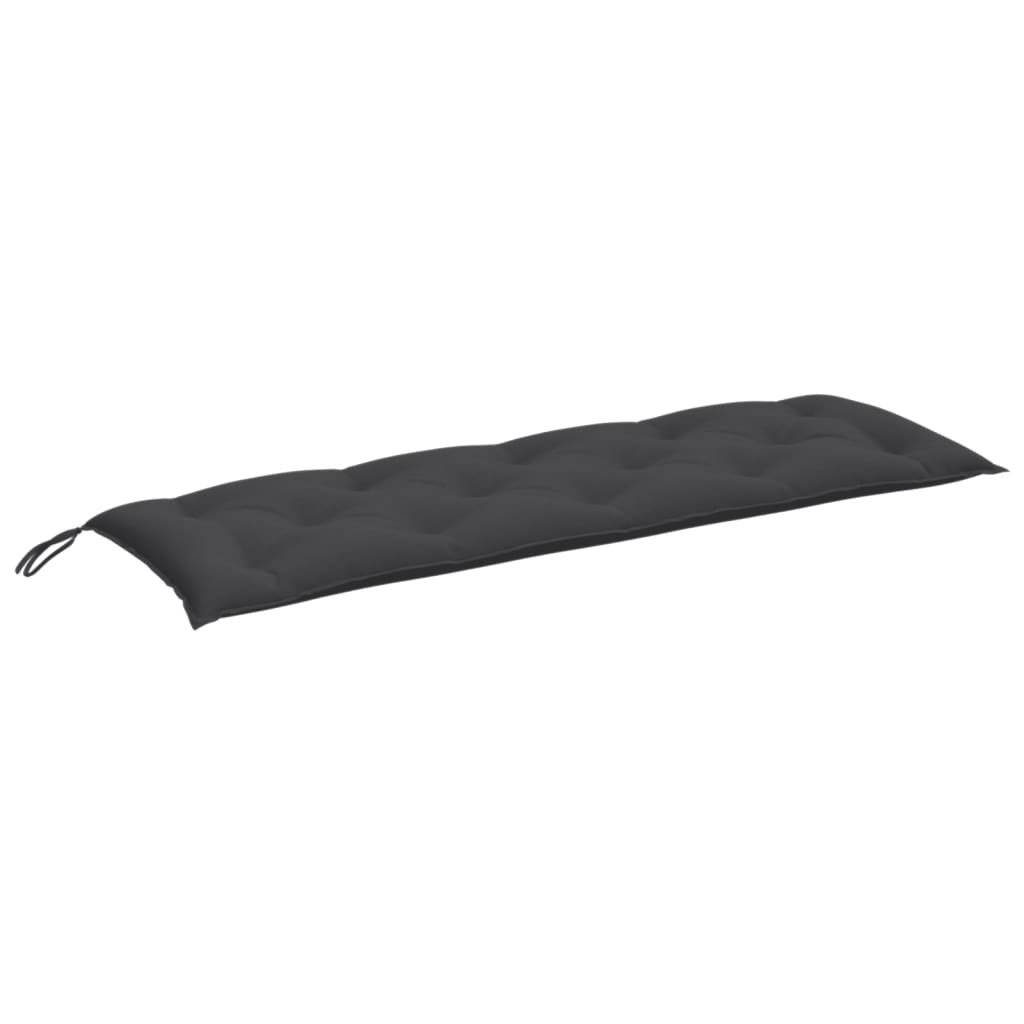 Gartenbank-Auflagen 2 Stk. Melange Anthrazit 100x50x7 cm Stoff