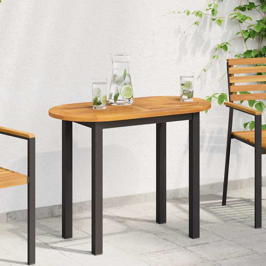 Tischplatte Öl-Natur 80 x 40 x 2 cm Massivholz Akazie