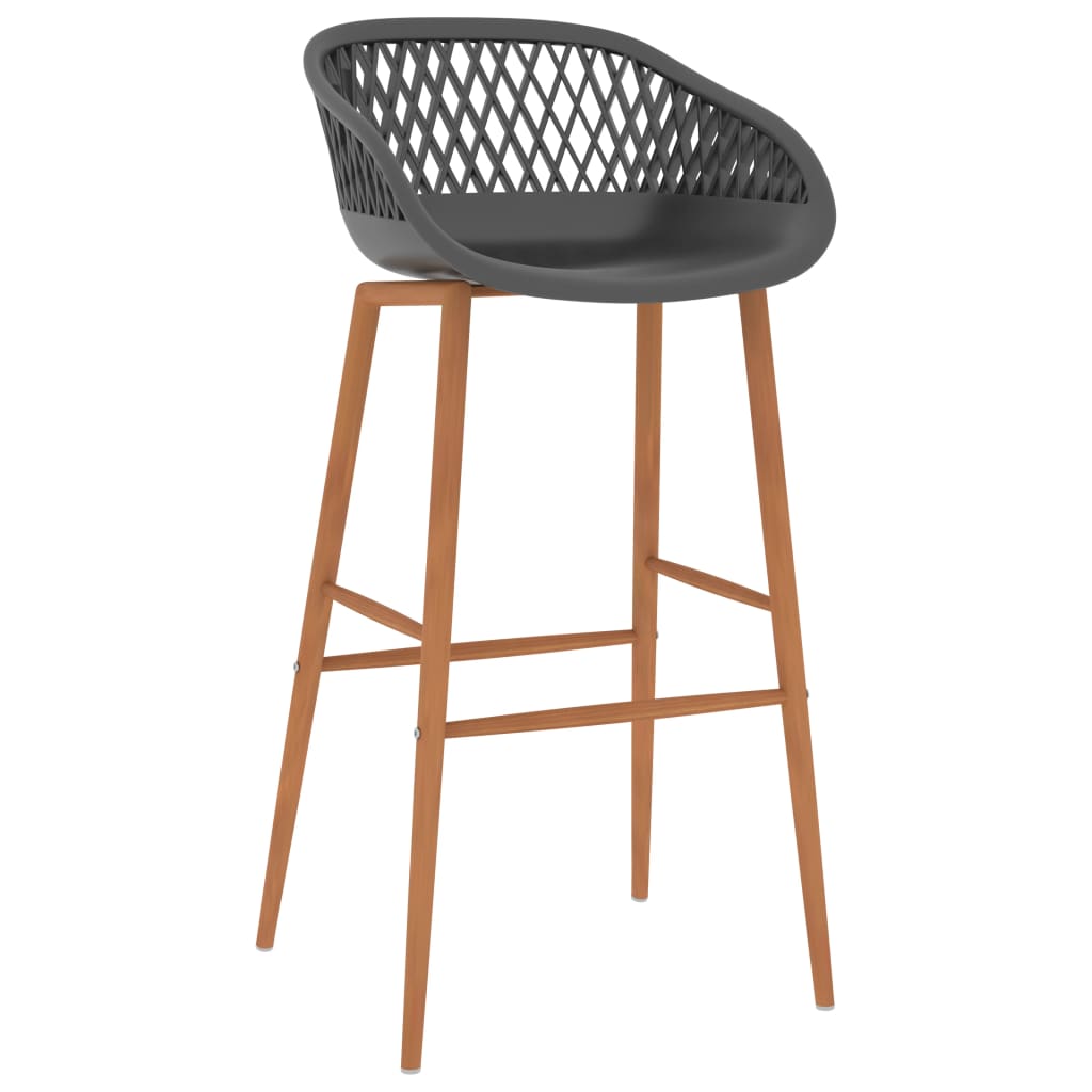 Barhocker 2 Stk. Schwarz
