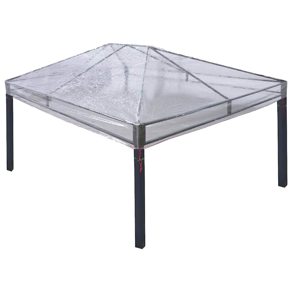 Ersatzbezug für Pavillon Transparent 300 x 300 x 26 cm PVC