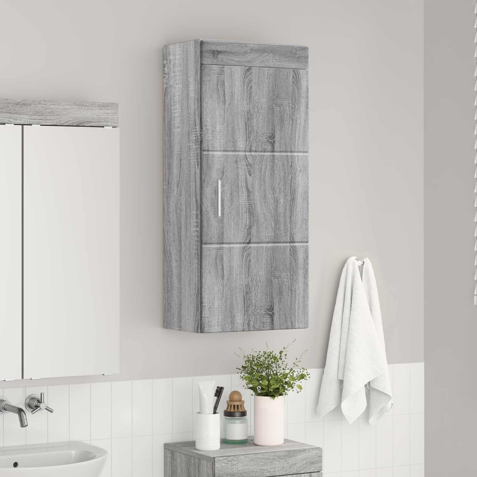Badezimmermöbel-Set TULUM 2 pcs Weiß 60 x 34 x 63 cm