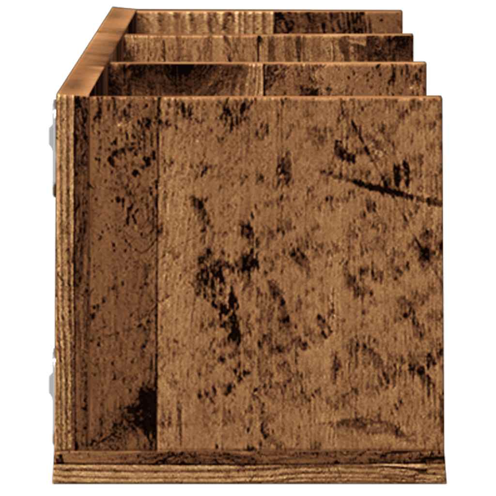 CD-Wandregal Weiß 75x18x18 cm Holzwerkstoff