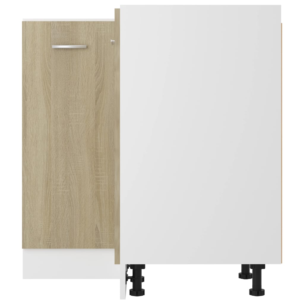 Unterschrank Lyon Weiß 60x46x81,5 cm Holzwerkstoff