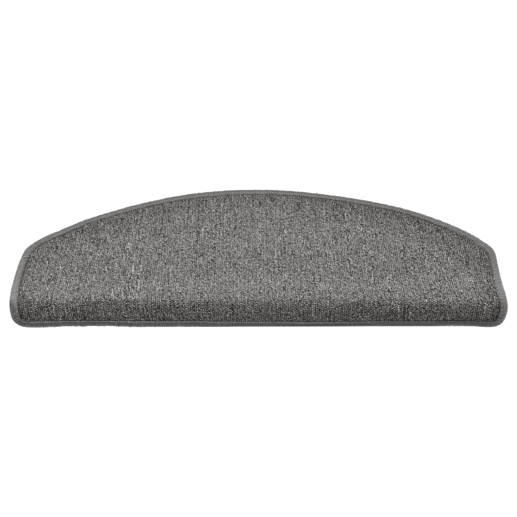 Stufenmatten 15 Stk. 56x17x3 cm Anthrazit Halbrund