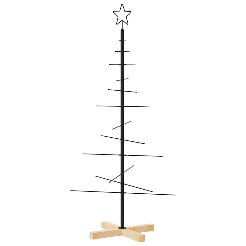 Metall Weihnachtsbaum Schwarz 59,5 cm Pulverbeschichteter Stahl