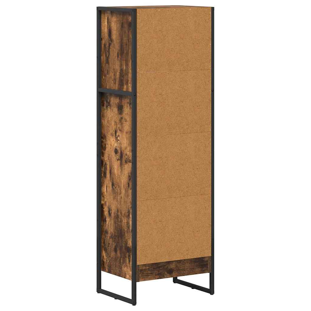 Bücherregal 2 pcs Schwarz Eichen-Optik 60 x 30 x 189,5 cm