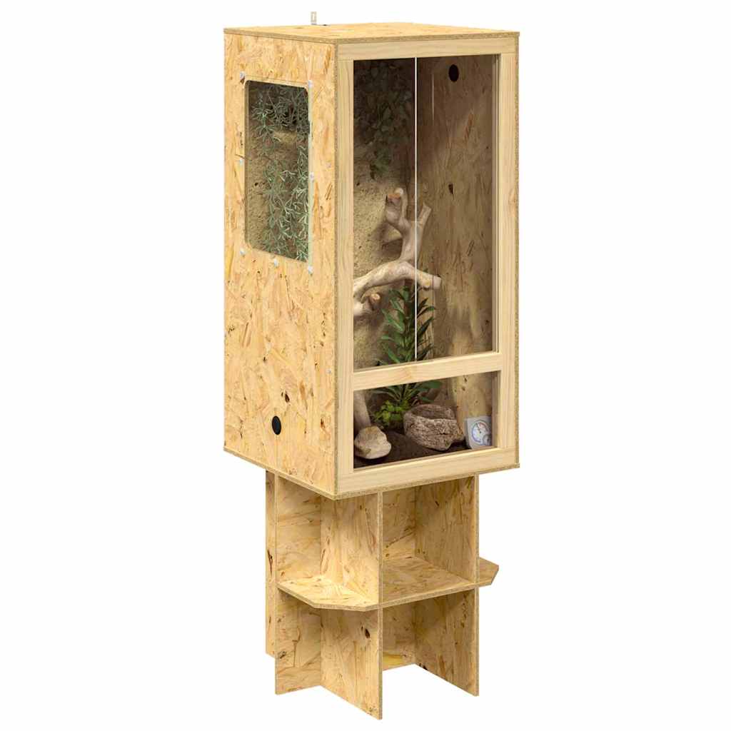 Terrarium Braun 50 x 50 x 100 cm OSB