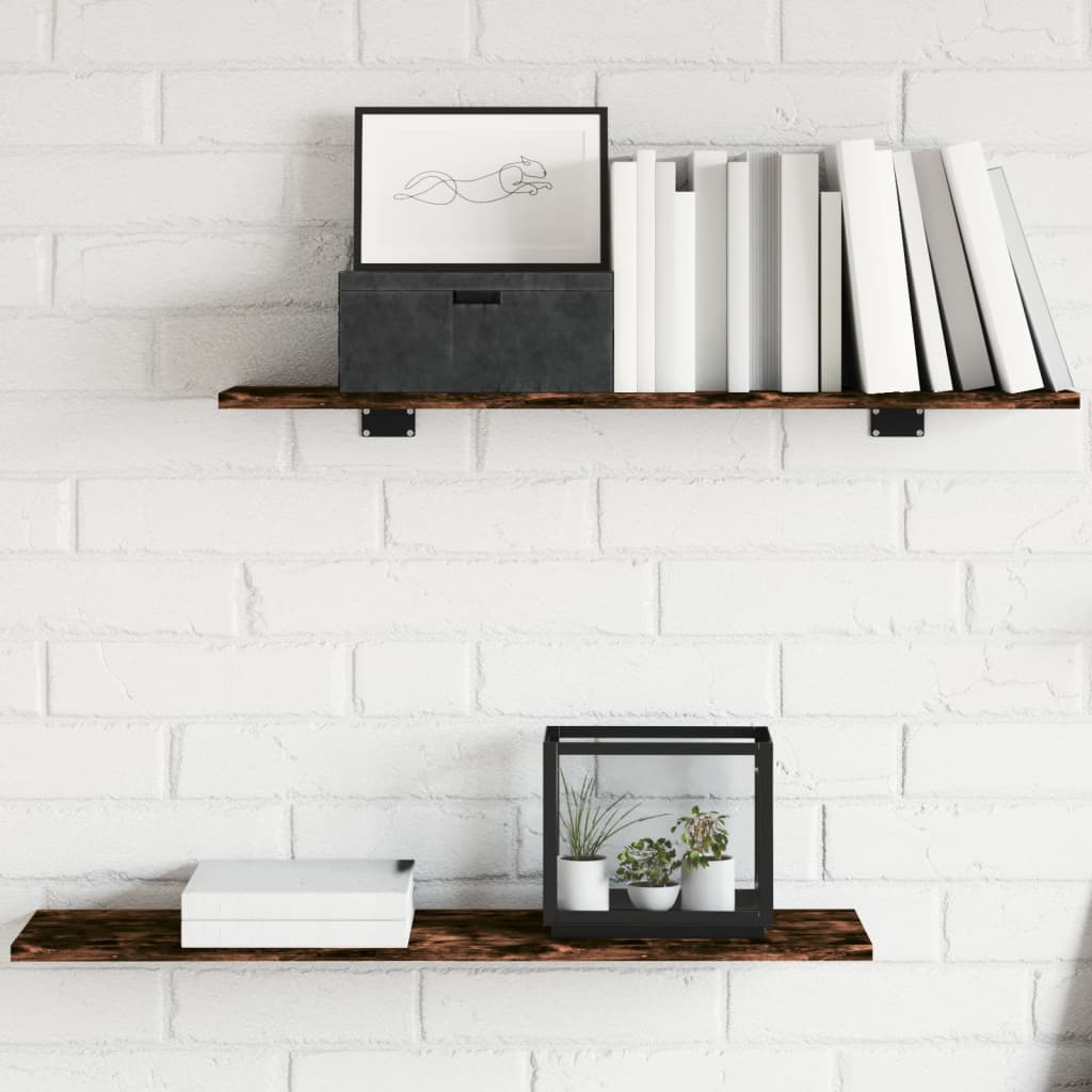 Bücherregal-Bretter 4 Stk. Weiß 40x10x1,5 cm Holzwerkstoff