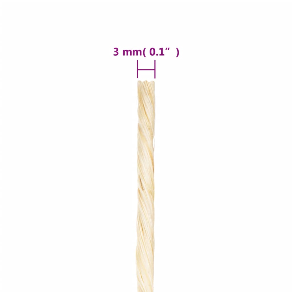 Seil 100% Sisal 2 mm 300 m