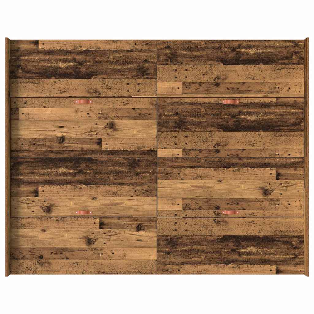 Aufbewahrungsbettgestell Weiß 200 x 200 cm Holzwerkstoff