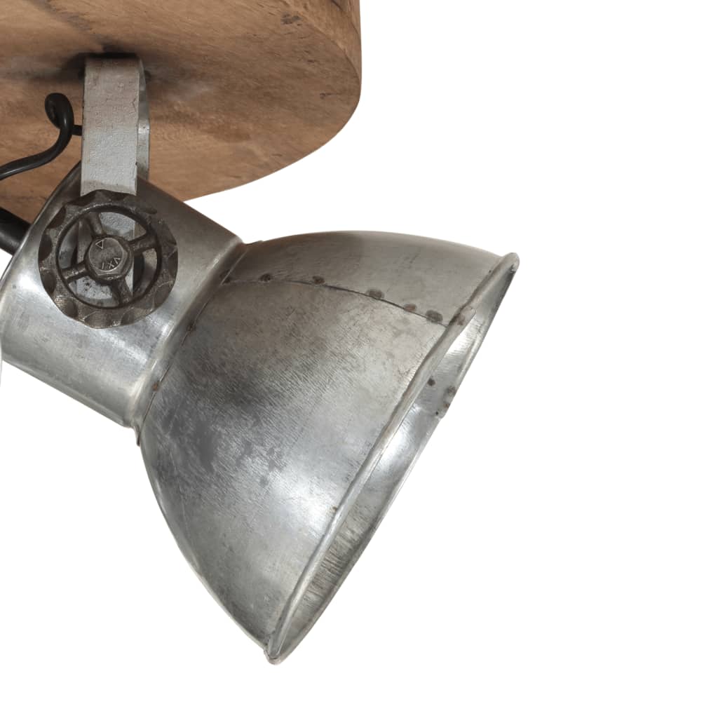 Wandlampe Industriestil Silbern 45x25 cm E27