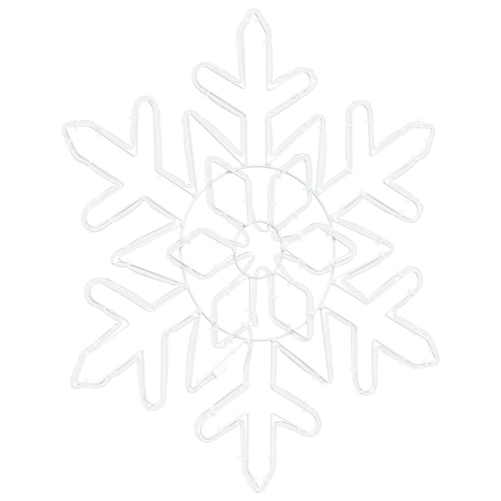 Weihnachts Schneeflocke Blau 55,5 x 55,5 x 0,75 cm PVC