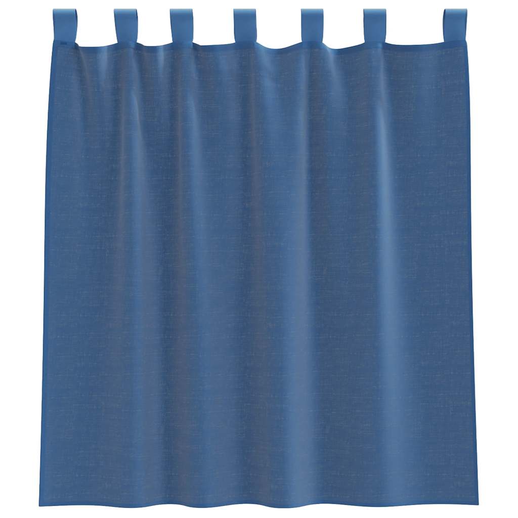 Voile Vorhänge mit Ösen 2 Stk. Apfelgrün 140x140 cm