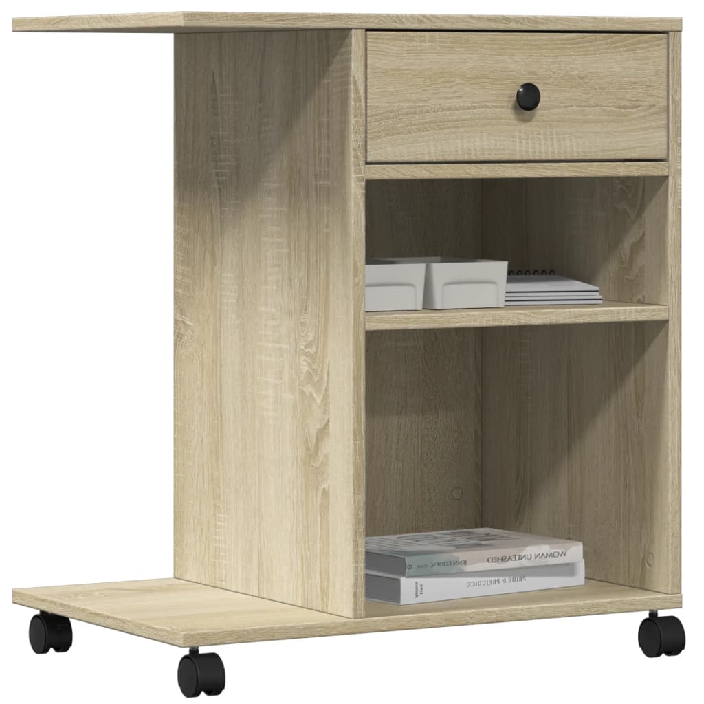 Druckerständer Uni Altholz 60 x 40 x 68.5 cm Holzwerkstoff