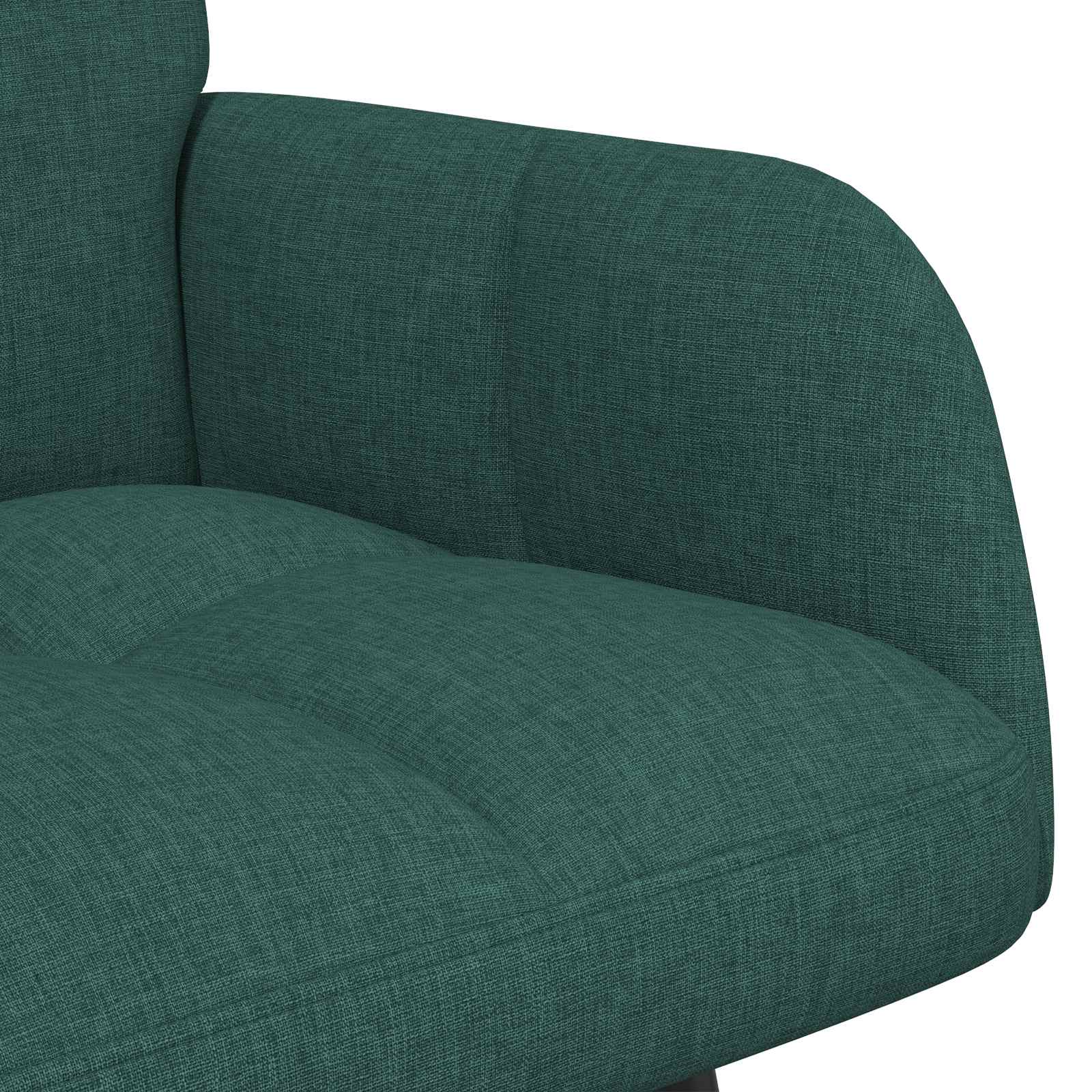 2-Sitzer Sofa Hellgrau 115 x 61 x 87 cm Stoff