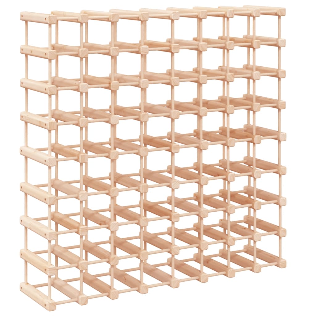 Weinregal für 20 Flaschen 46,5x23x46,5 cm Massivholz Kiefer
