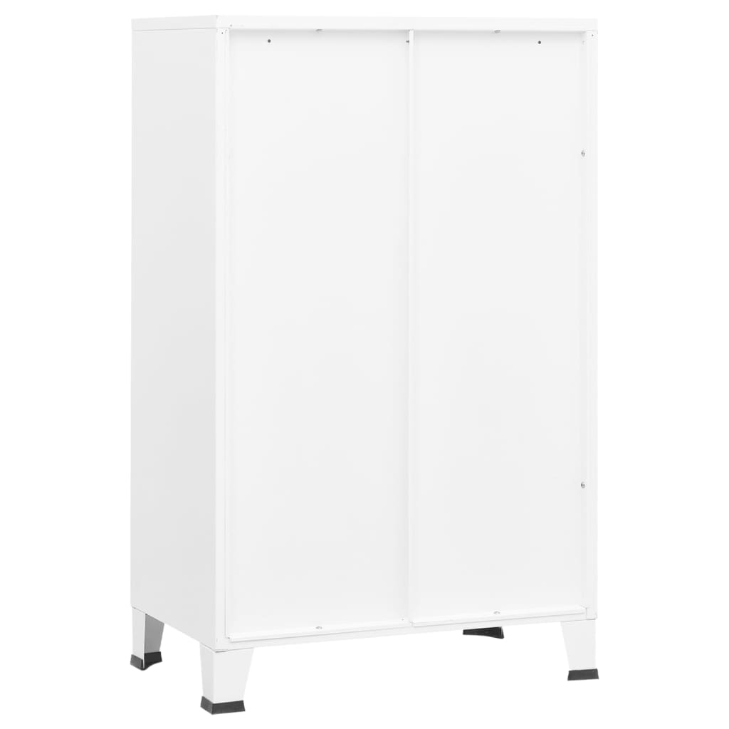 Lagerschrank Industrial Schwarz 70x40x115 cm Metall