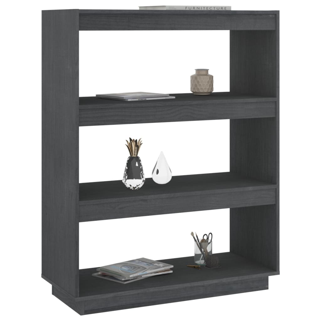 Bücherregal 40x35x71 cm Massivholz Kiefer