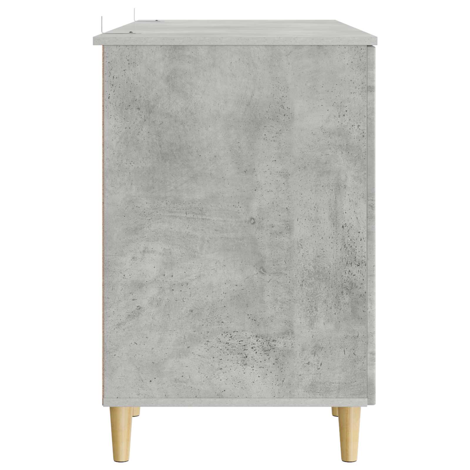 Schreibtisch mit Regal Schwarz 142,5 x 50 x 75 cm Holzwerkstoff