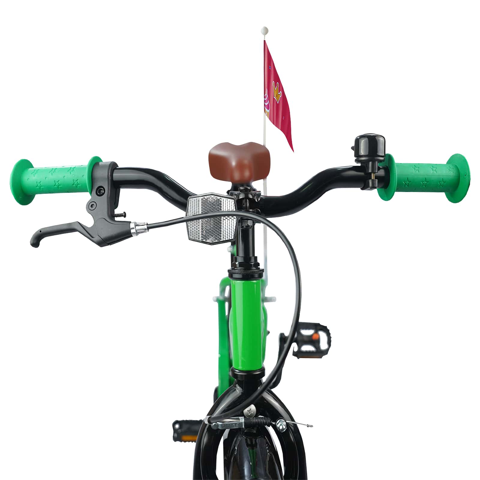 Kinderfahrrad 12 Zoll für 2-4 Jahre alt Schwarz