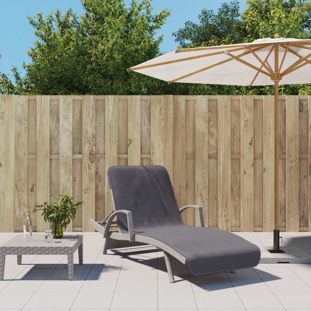 Strandtücher 4 Stk. Weiß 60x135 cm Stoff 400 GSM