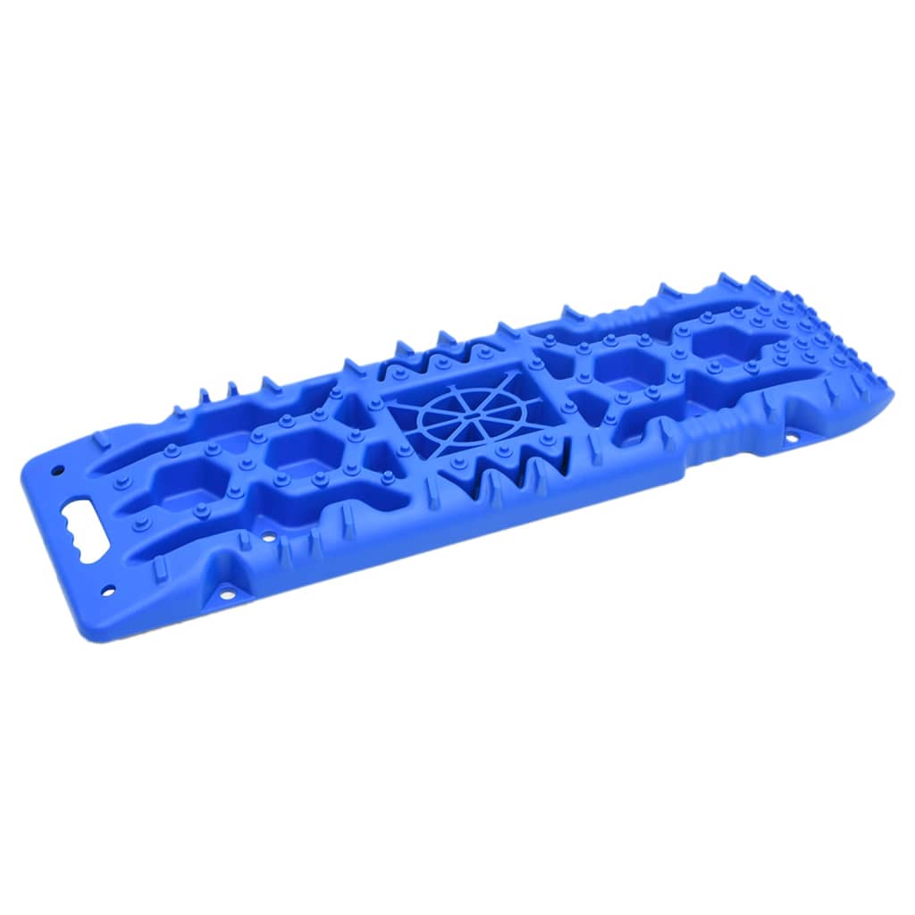 Traktionsmatten 2 Stk. Schwarz 107x31x7 cm Nylon