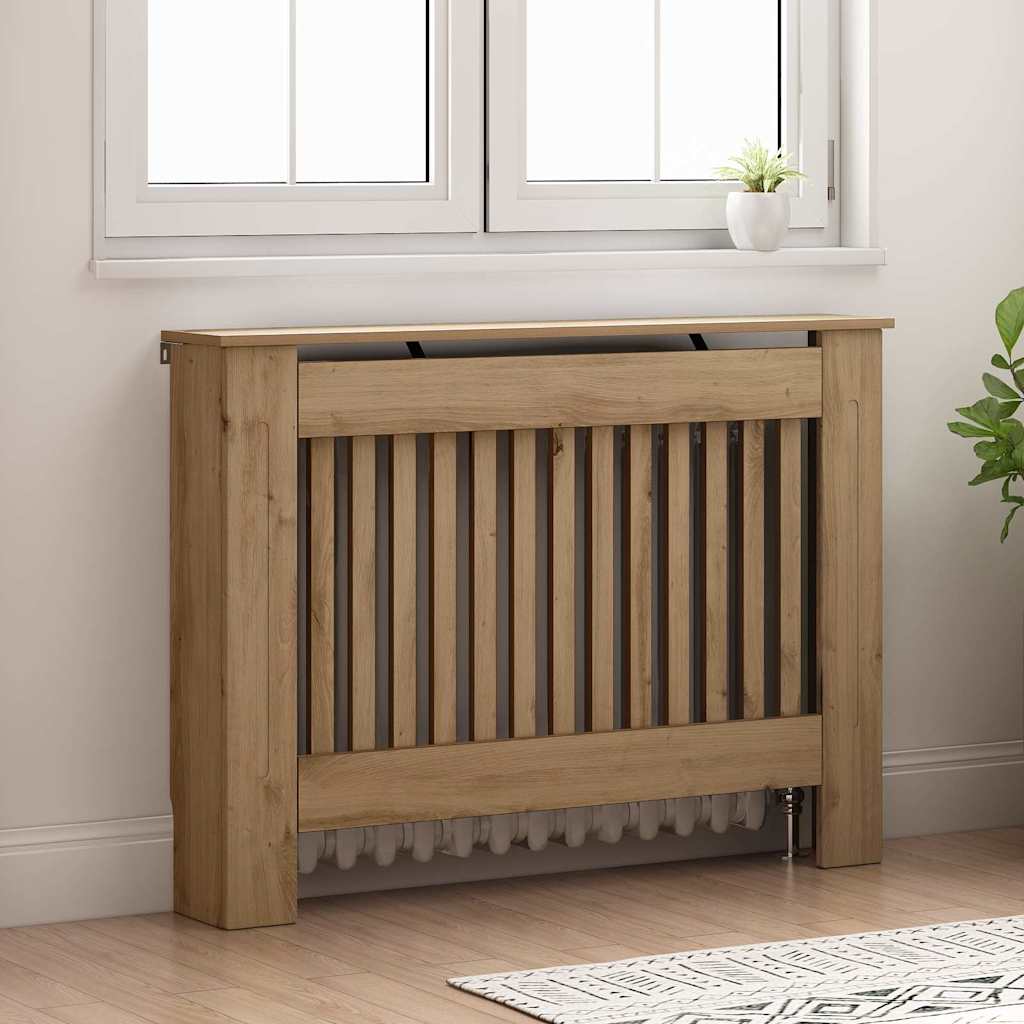 Holzwerkstoff Heizkörper-Abdeckung Heizkörperverkleidung 112 cm, weiß