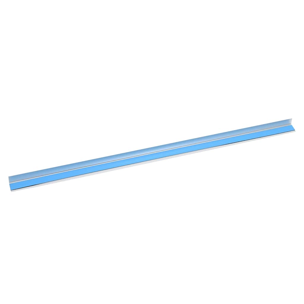Treppenkantenprofile in L-Form 15 Stk. Aluminium 90 cm Silbern